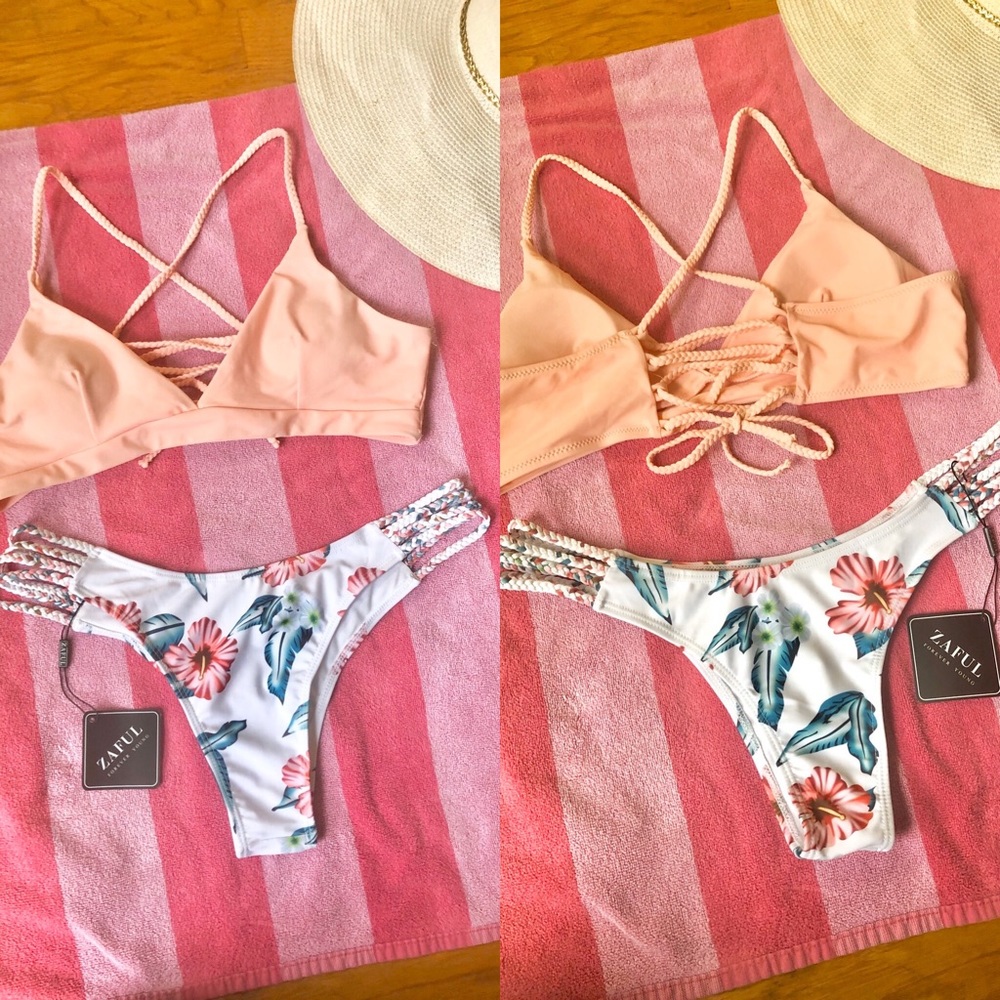 Zaful Floral Bikini